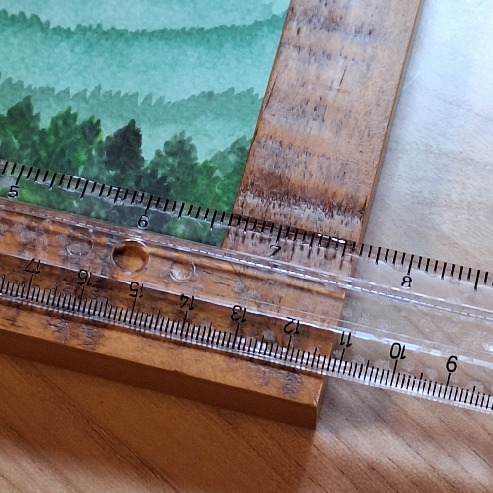 "Rustic Pine" Hand-painted Watercolor Painting - Picture 14 of 16